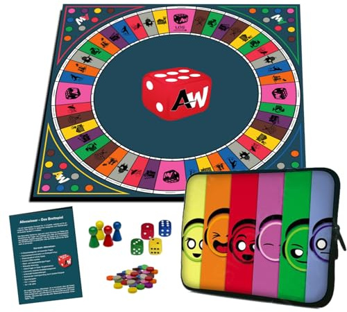 Alleswisser – Das Quiz-Brettspiel mit App - 30.000 Fragen und Minispiele | Interaktives Wissens- und Familienspiel für 2 bis 4 Einzelspieler (8 Spieler in Teams) ab 7 Jahre mit App für iOS und Android