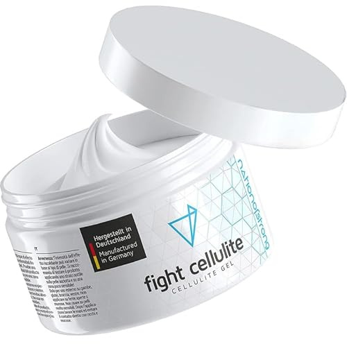 nationofstrong Cellulite Gel, 225 ml | pflegende Cellulite Creme für Bauch, Beine, Po | Zitrusduft Bodylotion Damen | Körperpflege Hautcreme mit Wärmeeffekt | Body Lotion Damen normale Haut