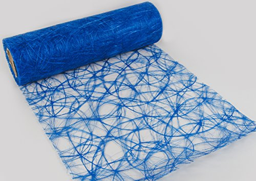 25 m x 30 cm BLAU Sizoweb Vlies Tischband Tischläufer