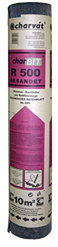 Dachpappe R500 besandet 10 m² Rolle NEU Bitumen-Dachbahn Bitumenbahn R 500