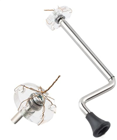 Teksome Manueller Drahtwickler, Handdraht-Strähnenwerkzeug, humanisiertes Design, Drahtspiralkette, Flechtwerkzeug zum Wickeln und Auffädeln von Armbändern, Ohrringen, Halsketten