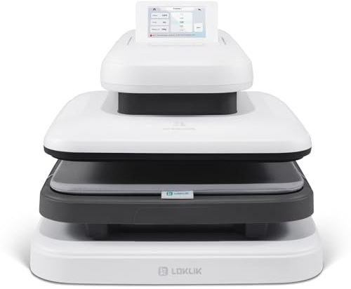 LOKLiK ImPress Auto Heat Press 2 - Automatische Transferpresse zum Personalisieren von T-Shirts, Pullovern, Decken, Handtüchern, Tragetaschen und anderen Textilien (Witz)