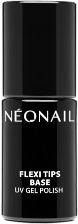 NÉONAIL UV Nagellack - Base Coat Gel UV - Clear Flexi Tips Base 7,2 ml - NÉONAIL Unterlack Für Nagelspitzen - Lack - Gel Nägel