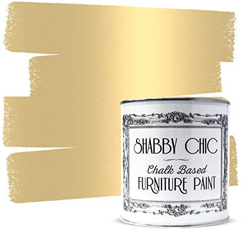 Möbelfarbe, für Möbel im Shabby-Chic-Stil, Farbe: Antique Gold/Antikgold 250 ml
