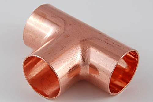 2x Kupferfitting T Stück 28 mm 5130 Lötfitting copper fitting CU