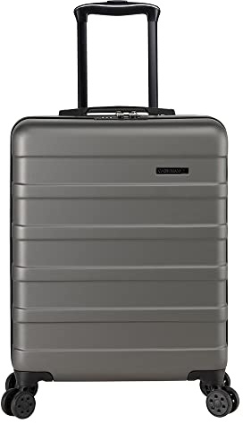 Cabin Max Anode Handgepäck Koffer - Leicht, Hartschale, Koffer Handgepäck Trolley mit 4 Rädern, 3-stelliges Schloss (Trolley Farbe: Graphite, Größe: 55x40x20 cm)