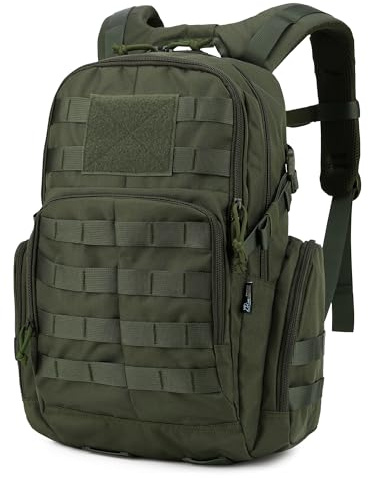 Mardingtop 25L/40L Taktischer Rucksack Herren Militär Wanderrucksack | Trekkingrucksäcke Tactical Backpack mit MOLLE-System Verstellbarer Brustgurt & Hüftgurt für Wandern Reisen Outdoor Arbeit