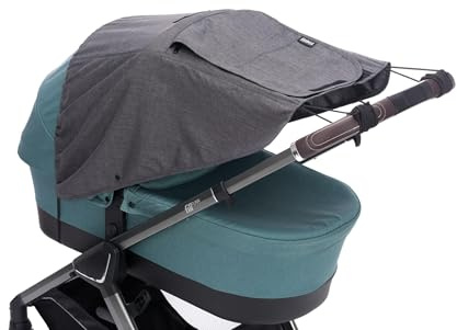 Fillikid Sonnenschutz Exclusiv, Universal geeignet für Buggy und Sportwagen - Sonnensegel Kinderwagen mit UV Schutz 50+ und Wasserdicht, Sonnensegel mit Sichtfenster