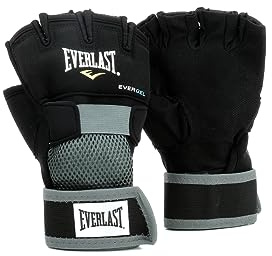 Everlast Unsiex - Erwachsene Sport Boxen Gelhandschuh Evergel Handwraps, Schwarz, L