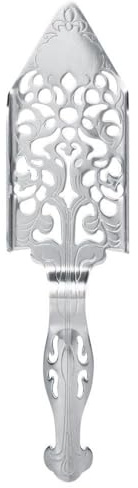 Absinthlöffel, Edelstahl Absinth Löffel, Absinthe Löffel Siebe Trinklöffel, 1x 304 Edelstahl Cocktailbar Glasbecher Trinkfilter Wermutlöffel für Kitchen Bar Party(Vintage absinthe spoon)