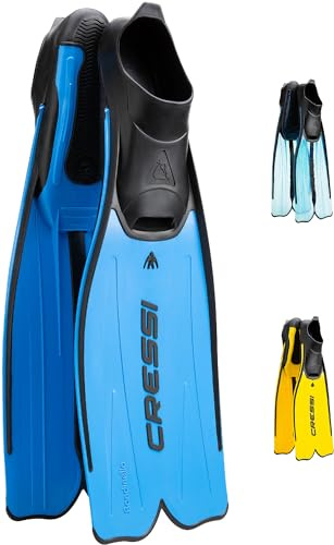 Cressi Unisex Flossen Rondinella, blau, 43/44, CA182043
