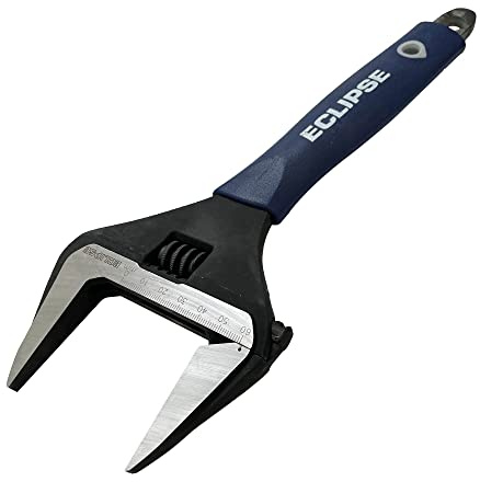 Eclipse Professional Tools ADJW12WJ 300 mm Einmaulschlüssel mit extra weiter Schlüsselweite von 60 mm, Grau