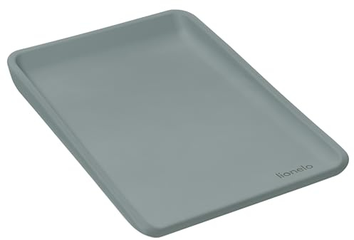 Lionelo Megs Wickelauflage für Wickeltische, wasserdicht, waschbar, multifunktional, weicher PU-Schaum, ca. 50 x 70 cm, sicher, rutschfest, Designer