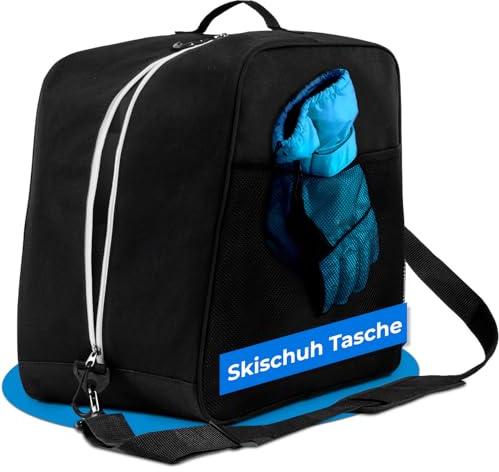STYNGARD Skischuhtasche mit Platz für Zubehör [38 L] - Tasche für Skischuhe mit - Skischuhe Tasche - Skistiefeltasche - Modell Cortina