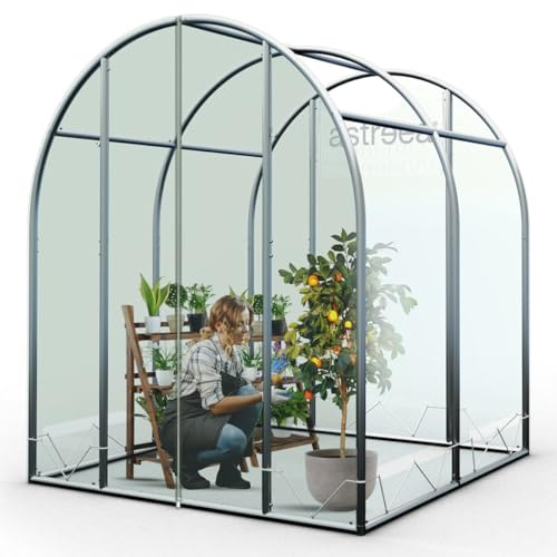 astreea® Downtown | Model 2 | das Multifunktions - Gartenhaus für alle Jahreszeiten, Gewächshaus, Geräteschuppen, Gerätehaus, Gartenschuppen 180 x 180 cm