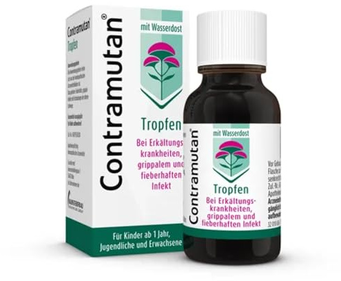 Contramutan Tropfen bei Erkältungskrankheiten, 50 ml Mischung