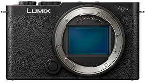 Panasonic Lumix DC-S9E-K Spiegellose Vollformatkamera, Open Gate Vlogging, 24,2 MP, 6K/4K, 779-Punkt-PDAF, Bildstabilisierung, LUT, 180°-Flexibler-Monitor, 5 GHz WLAN, Schwarz, Kameragehäuse