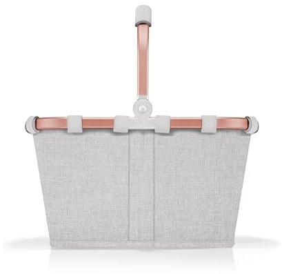 reisenthel carrybag XS Twist Sky Rose – Kleiner Stabiler Korb im XS Format Kleiner Variante der Einkaufsikone praktische Innentasche – Elegantes, wasserabweisendes Design