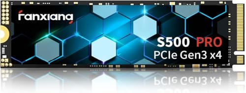 fanxiang M.2 SSD 256GB Interne NVMe SSD Festplatte PCIe 3.0, 3000MB/s Lesen, SSD M.2 2280 mit SLC Cache, Kompatibel mit Laptop, Notebook und Desktop (S500Pro)