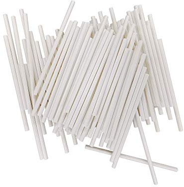 Lurch Cake Pop Stiele aus Papier, 100 Stück, 10 cm – Papierstiele für Cake Pops, Lollis, EIS & DIY-Bastel-Projekte
