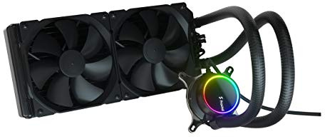 Fractal Design Celsius+ S28 Dynamic X2 PWM Vollfarbige ARGB Wasserkühlung 280mm Superleiser CPU Radiator Schlankes Design