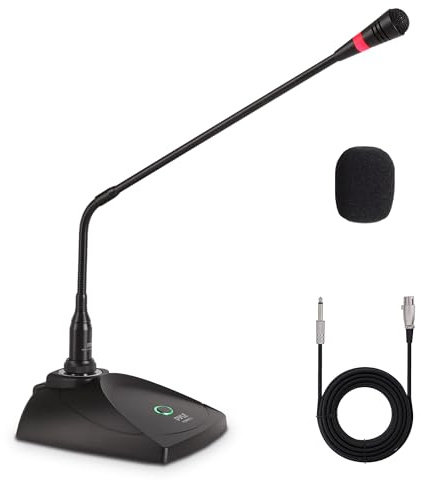 Pyle Tischmikrofon für PC, Podcast, Konferenzen oder für Karaoke & Studio-Audioaufnahmen, mit Kabel