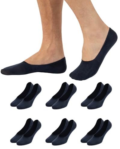 CALZITALY 6/12 Paar Füsslinge Unisex aus Baumwolle, Unsichtbare Sneakersocken für Mann und Frau, Made in Italy