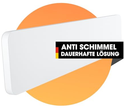 BR Bringer® Schimmel Infrarotheizung für Wand und Badezimmer | Schimmelentferner ohne Chemie - Infrarot Anti-Schimmel-Heizung als Alternative zu Schimmelspray und Schimmelfarbe