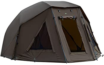 MK - Angelsport -Karpfenzelt Angelschirm Shelter 1 Mann Alu Brolly 10.000er Wassersäule Zelt wie Bivvy Zelt Angelzelt - inkl. Gummihammer
