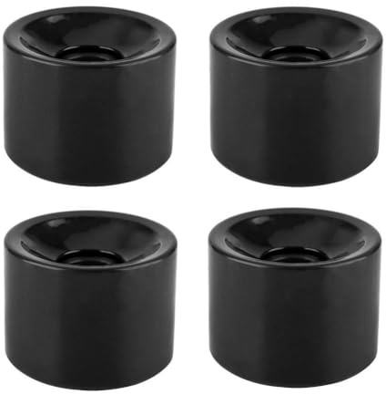 Alomejor Longboard Rollen, 70x51mm PU-Material Skateboard Räder, Hochelastisch Verschleißfest für Cruisen und Rutschen, 4 Stück