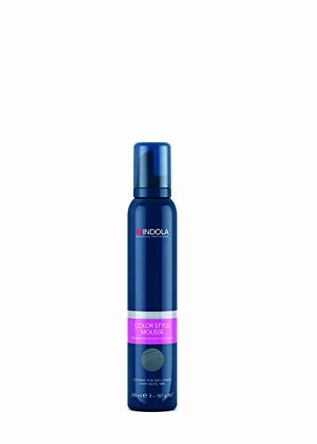 Indola Color Style Mousse pearl grau, 1er Pack, (1x 200 ml)