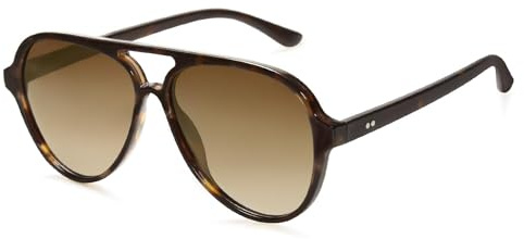 SOJOS Polarisiert Sonnenbrille Damen Herren Retro Oval Brille 70er Vintage Groß Sonnenbrille SJ2201 mit UV400 Schutz, Dunkles Schildpatt Rahmen/Braun Linse