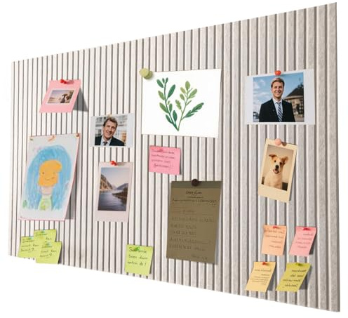 40x60 cm Pinnwand Groß Selbstklebend – Dekorative Pinnwand aus Filz, Pinwand Korktafel, Faltbare Fototafel, Memoboard Vision Board für Büro, Zuhause & kinderzimmer