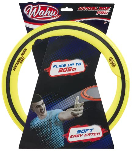 Wahu Wingblade Pro (Gelb), Frisbee, fliegt Weite Strecken, Outdoor-Spielzeug für Kinder ab 6 Jahren, Scheibe, fliegt bis zu 305-Meter weit