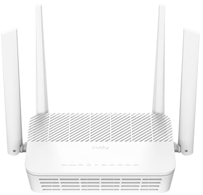 Cudy AX3000 WLAN 6 2.5G 5-Port Mesh PoE Router mit OpenWRT, WR3000P | 2402+574 Mbit/s WLAN 6, 5 Ethernet Ports (1x 2.5G WAN+4x Gigabit LAN), App & Cloud Steuerung, PoE/DC Stromversorgung