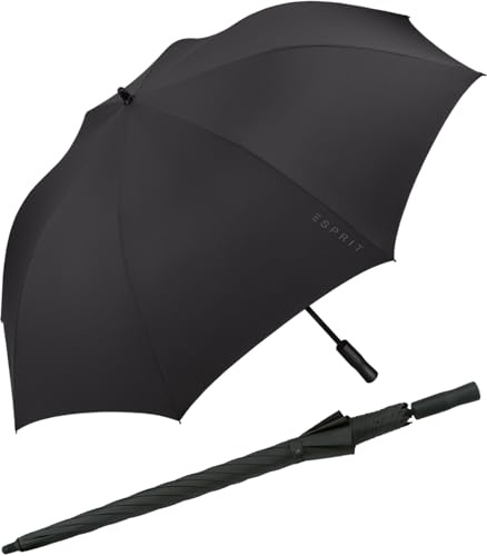 ESPRIT XXL Partnerschirm Golfschirm Automatik - black