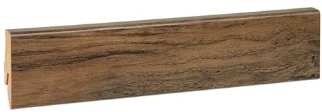 KGM Sockelleiste Mega - foliert Eiche rustikal MDF Fußbodenleiste - Maße: 2400 x 16 x 58 mm - 1 Stück