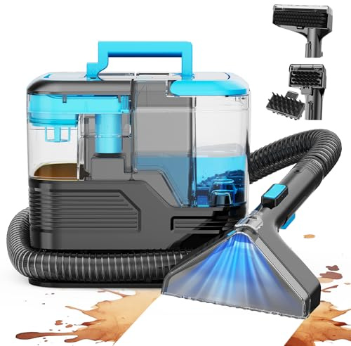 Vortisys C10 Nasssauger Polsterreiniger Gerät, 530W/18kPa Teppichreiniger Waschsauger, tragbares Teppich-Reinigungsgerät für Teppich, Sofas und Auto-Innenräume, Teppiche