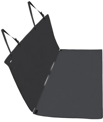 Amazon Basics Auto-Rücksitzabdeckung für Hunde, 119 x 142 cm, Schwarz