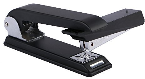 Eagle 360° Drehbar Hefter, 【24/6 26/6 Heftklammern】 Platzsparend Multi Winkel Mini Heftgerät Tacker für Schule Schreibtisch Büro, schwarz