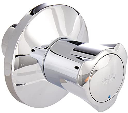 GROHE Costa, Unterputz Ventil Oberbau (für UP-Ventile 1/2", 3/4", 1", Einbautiefe stufenlos einstellbar 10-35 mm, Metallgriff, mit Schubrosette, wärmeisoliert), chrom, 19854001