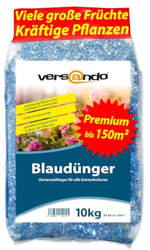 versando 10kg bis 150m² Blaudünger: NPK-Dünger für Obst Gemüse & kräftige Pflanzen mit Langzeitwirkung - Premium Qualität