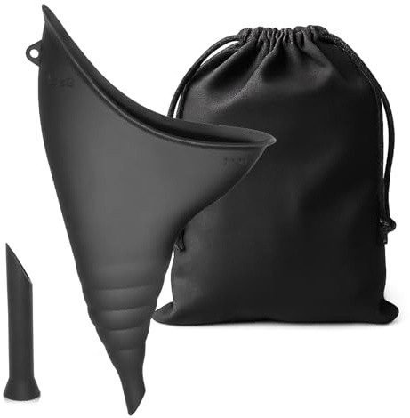 KNJOMZIE Urinella für Frauen, Wiederverwendbare Silikon Pinkelhilfe für Frauen, Urinal frauen beim Camping, Reisen, Outdoor, Camping Toilette, Festival Gadget