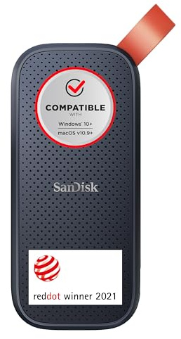 SANDISK Portable SSD 1 TB - bis zu 800 MB/s Lesen - Schwarz