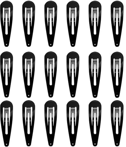 25 Stück Haarspangen,Haarspangen Mädchen,Haarspangen Damen ideal für alle Haartypen Mädchen, Damen & Kinder.(Schwarz)