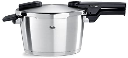 Fissler Vitaquick Premium/Schnellkochtopf (4,5 L, Ø 22 cm) Edelstahl-Dampfkochtopf, 2-Garstufen, Made in Germany - Induktion