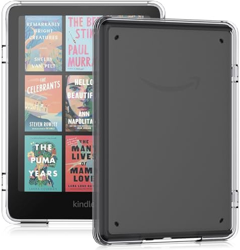 Sonlaryin Clear Hülle für 7″ Kindle Colorsoft Signature Edition 1. Gen & Kindle Paperwhite Kids & Signature Edition (12. Gen, 2024), Ultra Slim Anti-Gelb-Hülle, Nicht für Kobo Remarkable - Clear