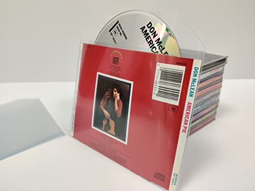 CD Jewel Case Ersatz Clear Sleeve Premium Material (100 Stück)