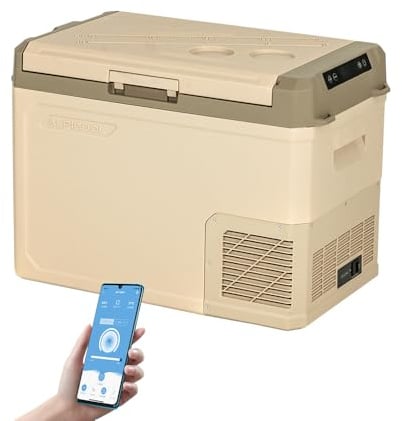 Alpicool GE40 37L Kompressor Kühlbox, 12v Mini Camping kühlschrank Tragbare für Auto