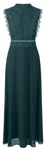 APART Abendkleid mit Spitze und transparentem Rückenteil,